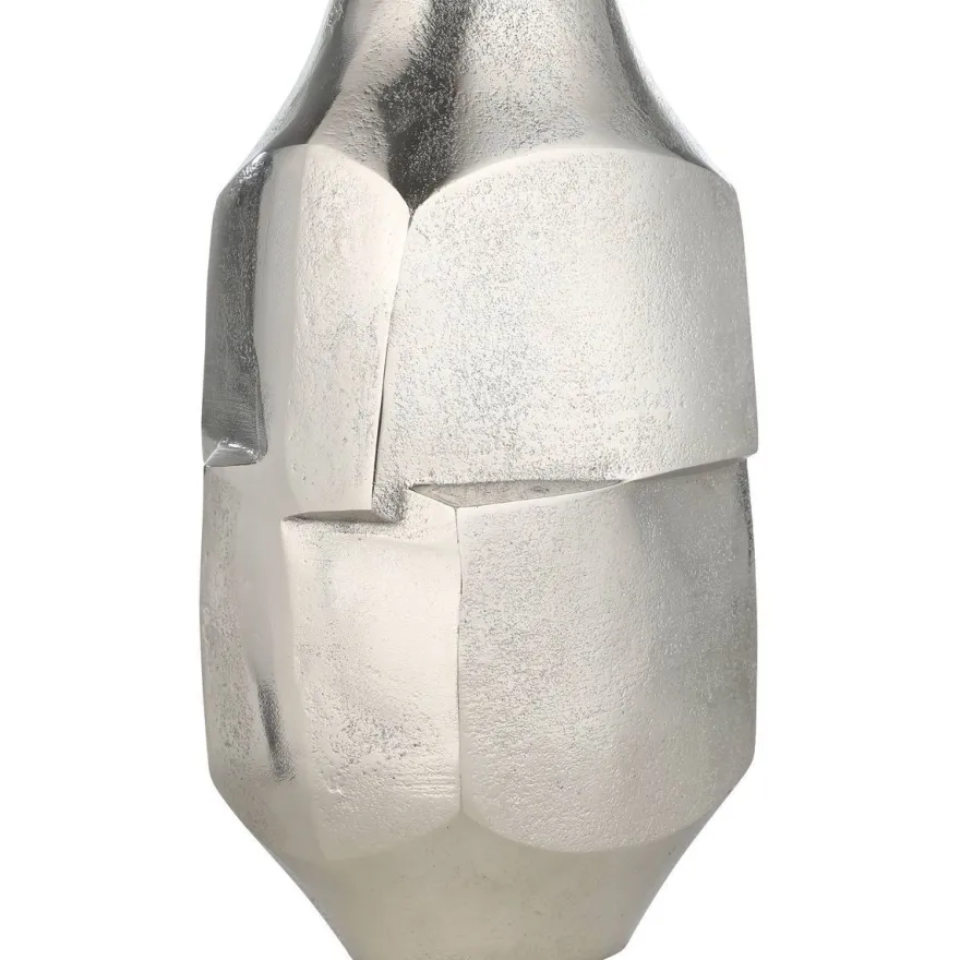 Metallivaasi Eglo Living Abucay, 29cm, nikkeli