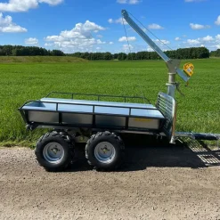 Metsäkärry ATV Kellfri, nostimella ja lavalla