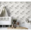 Metsätapetti Kids Walls 45809, vinyylipinta, metsä, beige