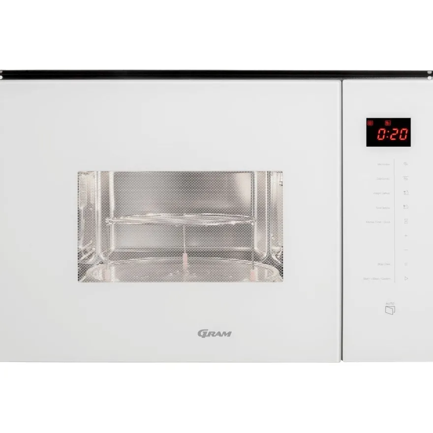 Mikroaaltouuni Gram X-Type IM 20614-90 W, 60cm, integroitava, valkoinen