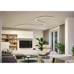Modulaarinen LED-profiilivalaisin Paulmann Linion Light Channel Zigbee kaareva 24V 2x6.5W 3000K