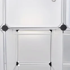 Moduulikaappi 14 lokeroa 37 x 146 x 180,5 cm valkoinen