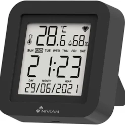 Monitoimilämpöpumppuohjain Celotron Nivian Smart, lämpötilan ja kosteuden mittaus, hälytys, integroitu infrapunakaukosäädin, WiFi