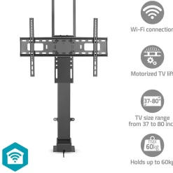 Moottoroitu TV-hissiteline Nedis TVSM5840BK 37-80