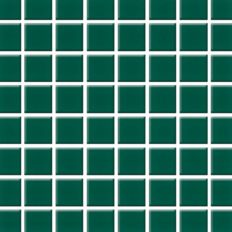 Mosaiikkilaatta Pukkila Color Victorian Green, himmeä, sileä, 22x22mm