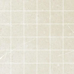 Mosaiikkilaatta Pukkila Ease Extrawhite, matta, sileä, 5x5cm