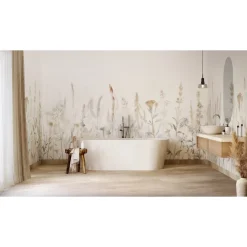 Märkätilan muovimatto Tarkett Aquarelle Sediment 2 Grey, leveys 2m