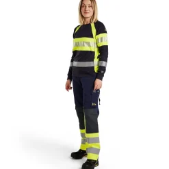 Naisten housut Blåkläder 7181 Multinorm, polvisuojataskuin