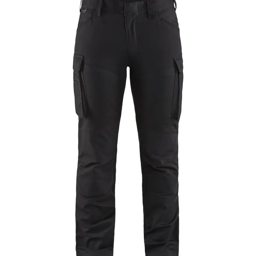 Naisten housut Blåkläder 7147 Stretch, musta