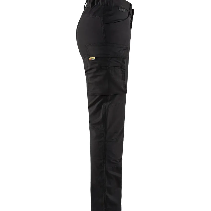 Naisten housut Blåkläder 7147 Stretch, musta