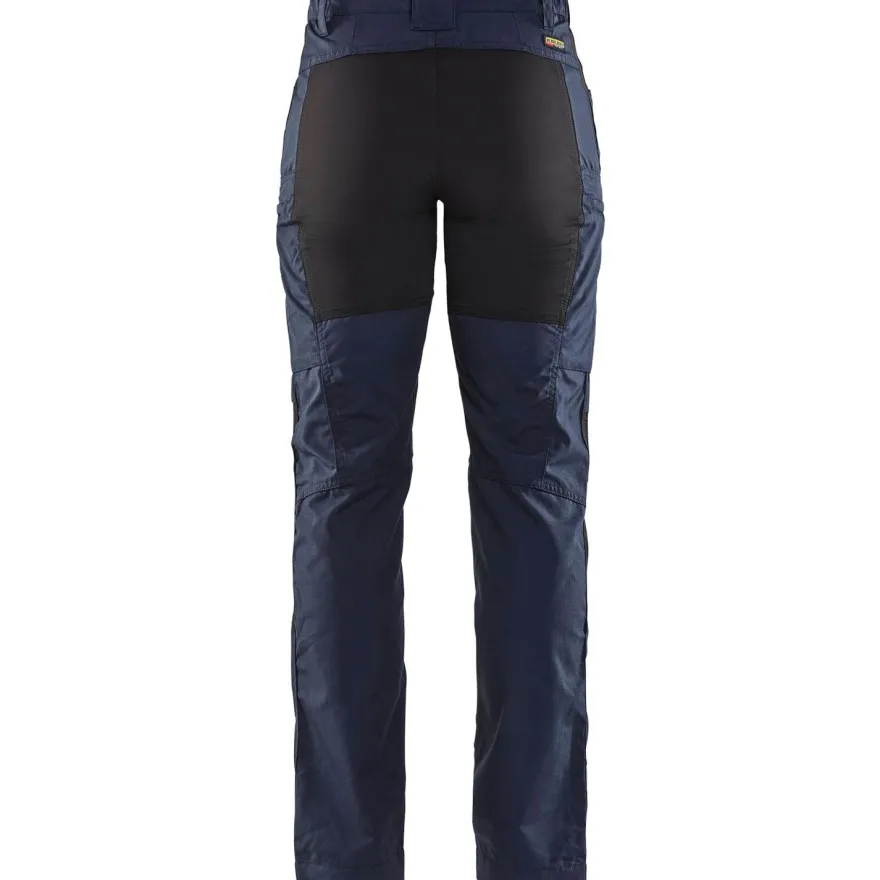 Naisten housut Blåkläder 7159 Stretch, tummansininen/musta