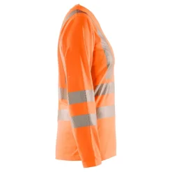 Naisten pitkähihainen t-paita Blåkläder 3485 Highvis, huomio-oranssi