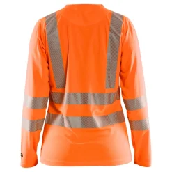 Naisten pitkähihainen t-paita Blåkläder 3485 Highvis, huomio-oranssi