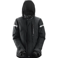 Naisten talvitakki Snickers Workwear AllroundWork 1127 37.5, musta