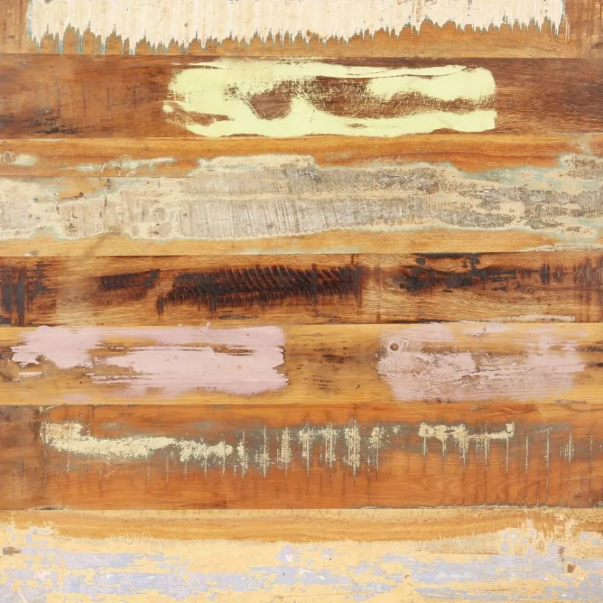 Neliönmuotoinen pöytälevy 80x80cm 15-16mm täysi kierrätyspuu