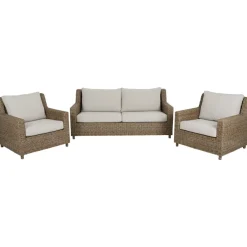 Nojatuoli Brafab Sandkorn, ruskea/beige
