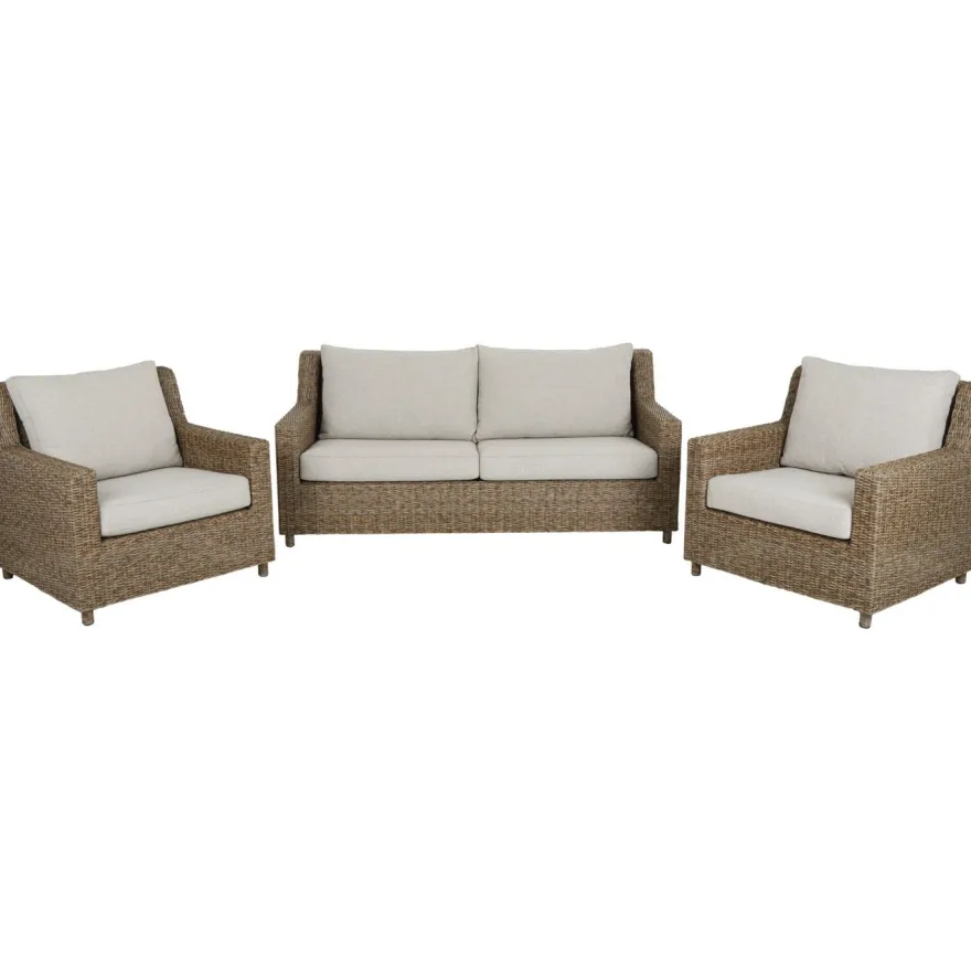 Nojatuoli Brafab Sandkorn, ruskea/beige