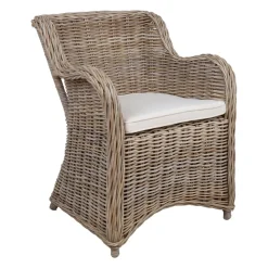 Nojatuoli Home4You Katalina 62x62x83cm, luonnonrottinki