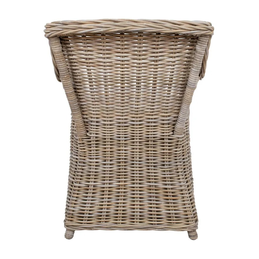 Nojatuoli Home4You Katalina 62x62x83cm, luonnonrottinki