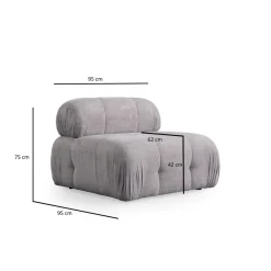 Nojatuoli Linento Furniture Petite, ilman tyynyä, eri värejä