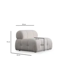 Nojatuoli Linento Furniture Petite, ilman tyynyä, eri värejä
