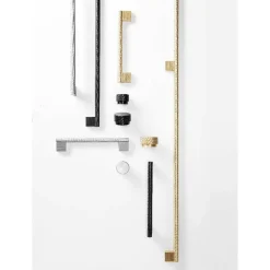 Nuppivedin Beslag Design Graf Big, Ø50x30mm, messinki