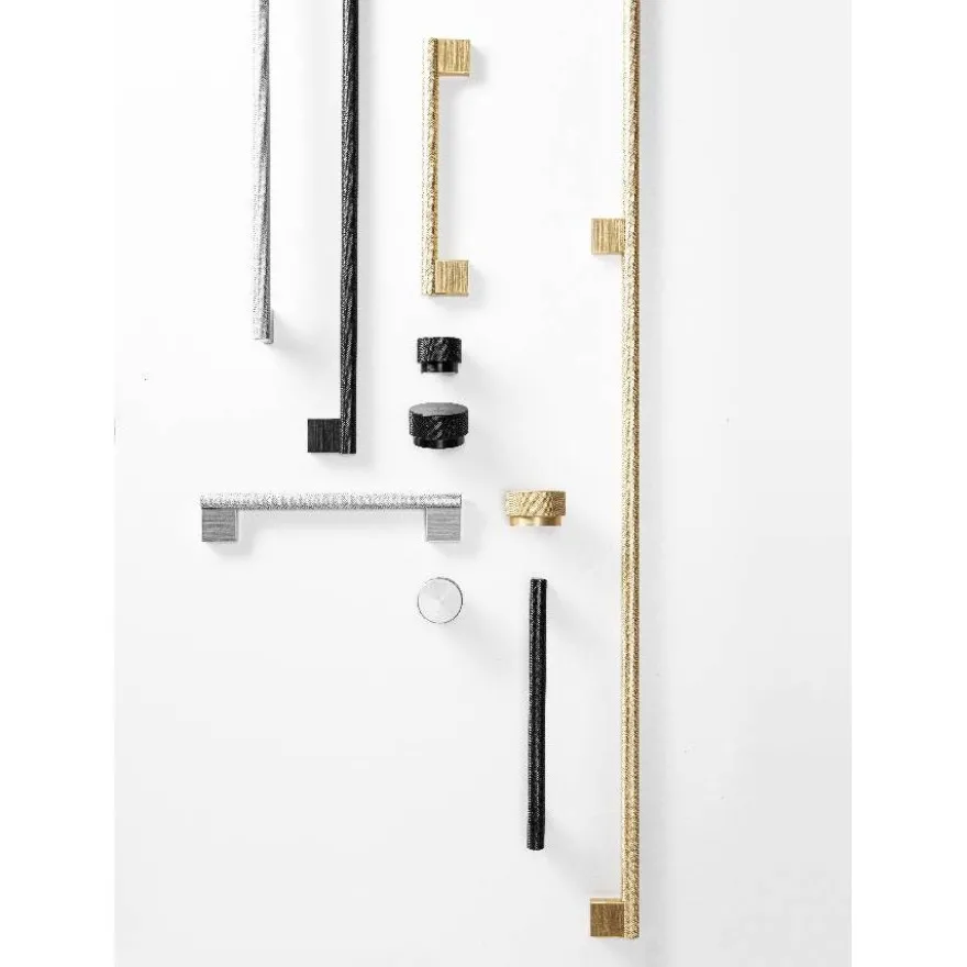 Nuppivedin Beslag Design Graf Big, Ø50x30mm, messinki