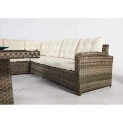 Oleskeluryhmä Linento Garden Lagodya, 8-istuttava, beige