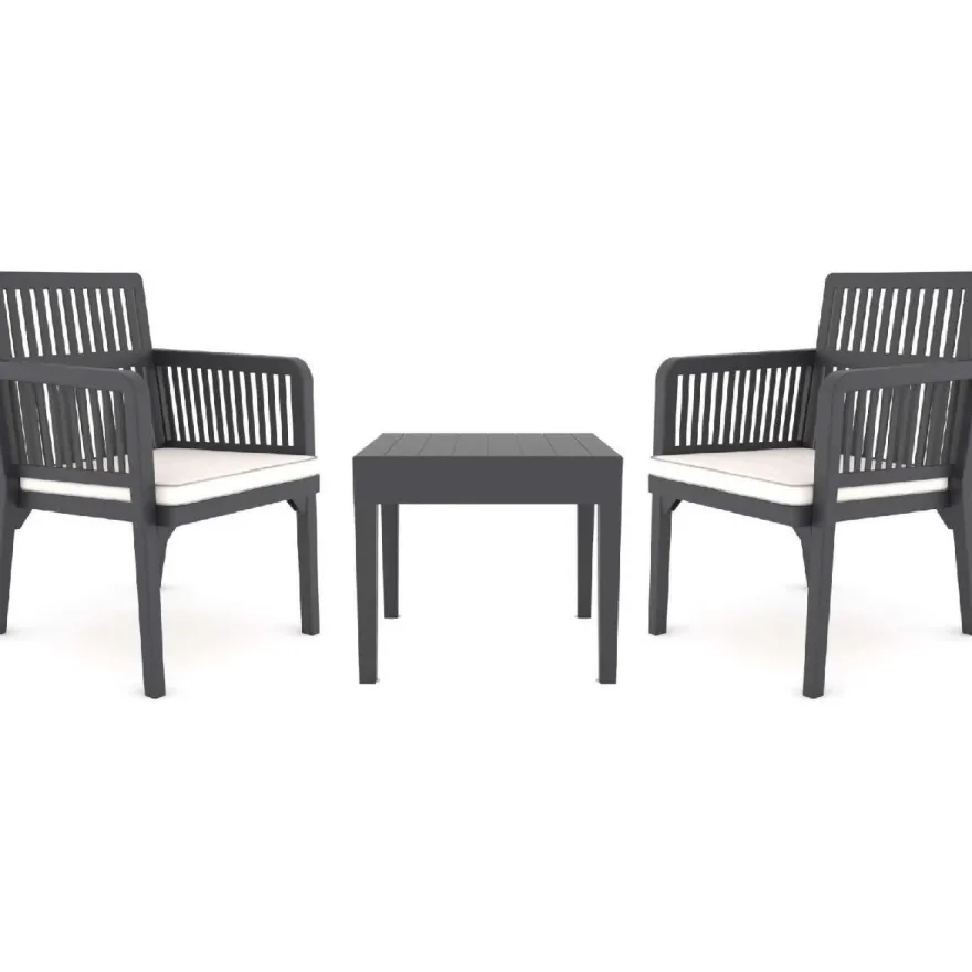 Oleskelusetti Linento Garden Lizbon Balcony, antrasiitti