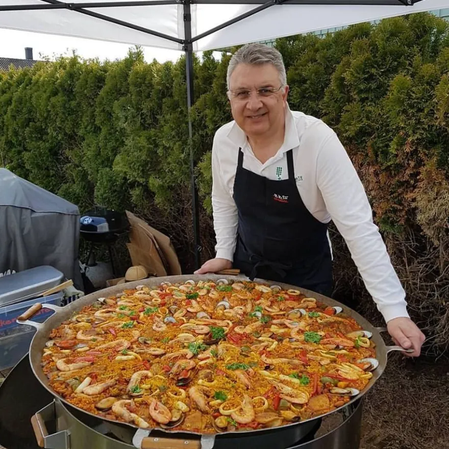 Paellasetti GrillSymbol PRO-960 Ø 96 cm B-600 kaasupoltin säädinletkusetti