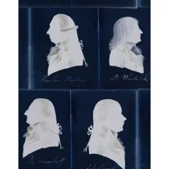 Paneelitapetti Mindthegap Dutch Portraits Blue, 1.56x3m
