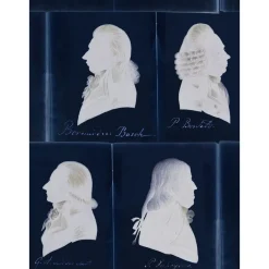 Paneelitapetti Mindthegap Dutch Portraits Blue, 1.56x3m
