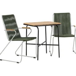 Parvekeryhmä Venture Home, 88x70cm Holmbeck-pöytä + 2 Bois-tuolia