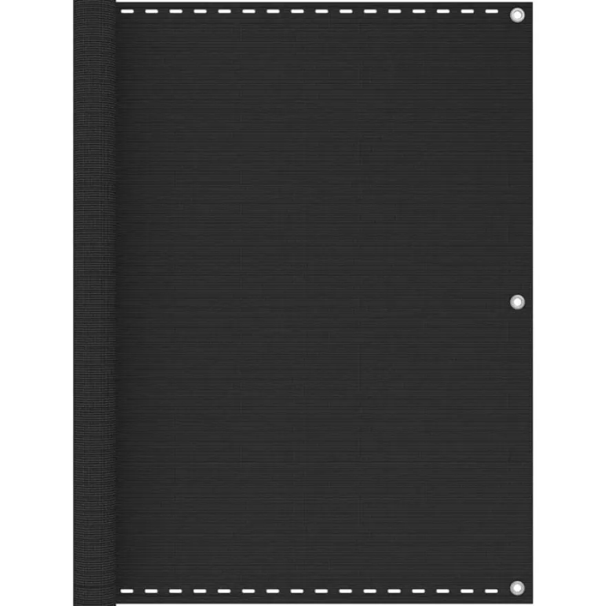 Parvekkeen suoja antrasiitti 120x600 cm hdpe