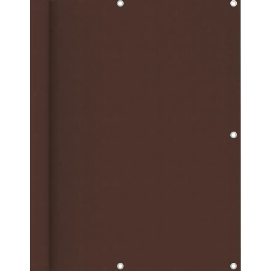 Parvekkeen suoja ruskea 120x400 cm oxford kangas