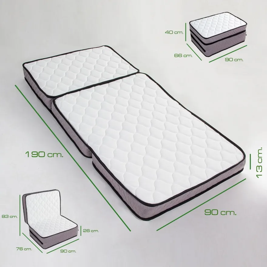 Patja Linento Furniture Deluxe Pack 90x190cm valkoinen