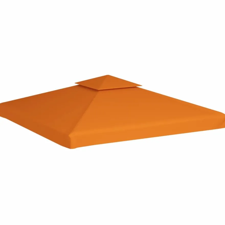 Paviljongin kangaskatto, 310g/m², terrakotta, 3x3m