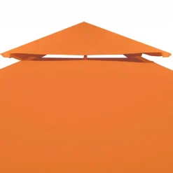 Paviljongin kangaskatto, 310g/m², terrakotta, 3x3m
