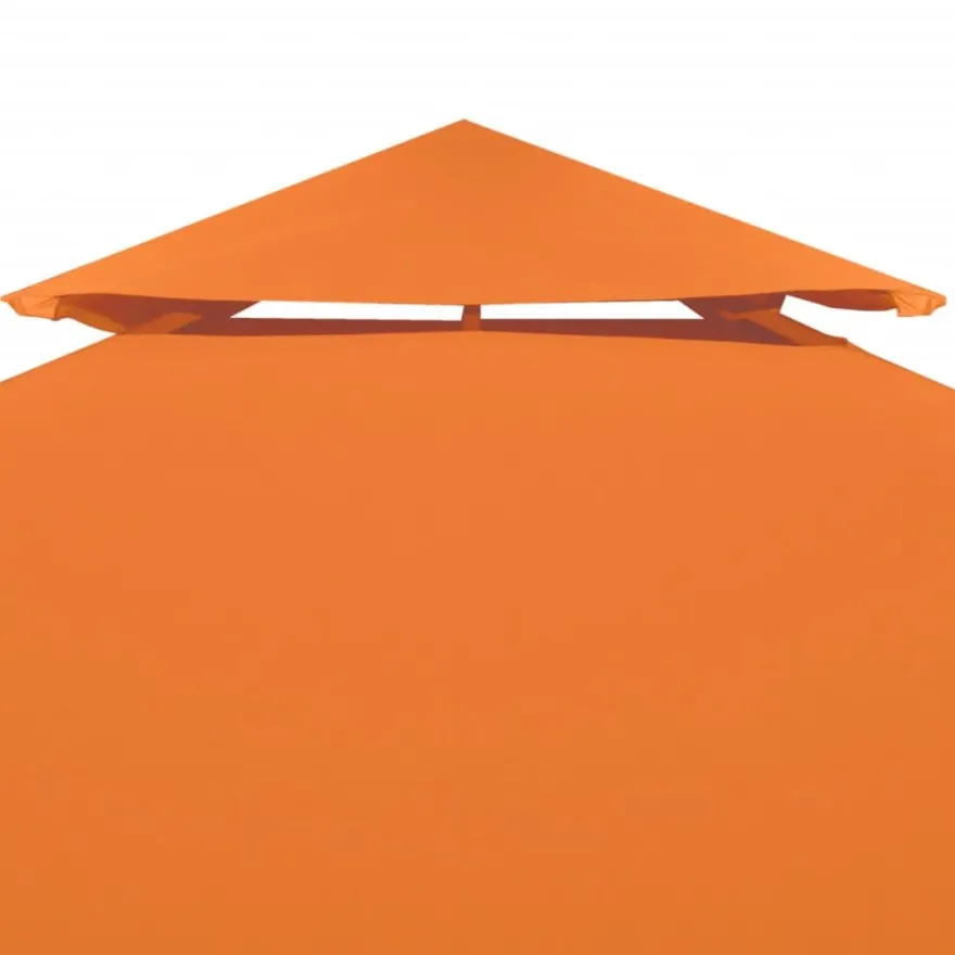 Paviljongin kangaskatto, 310g/m², terrakotta, 3x3m