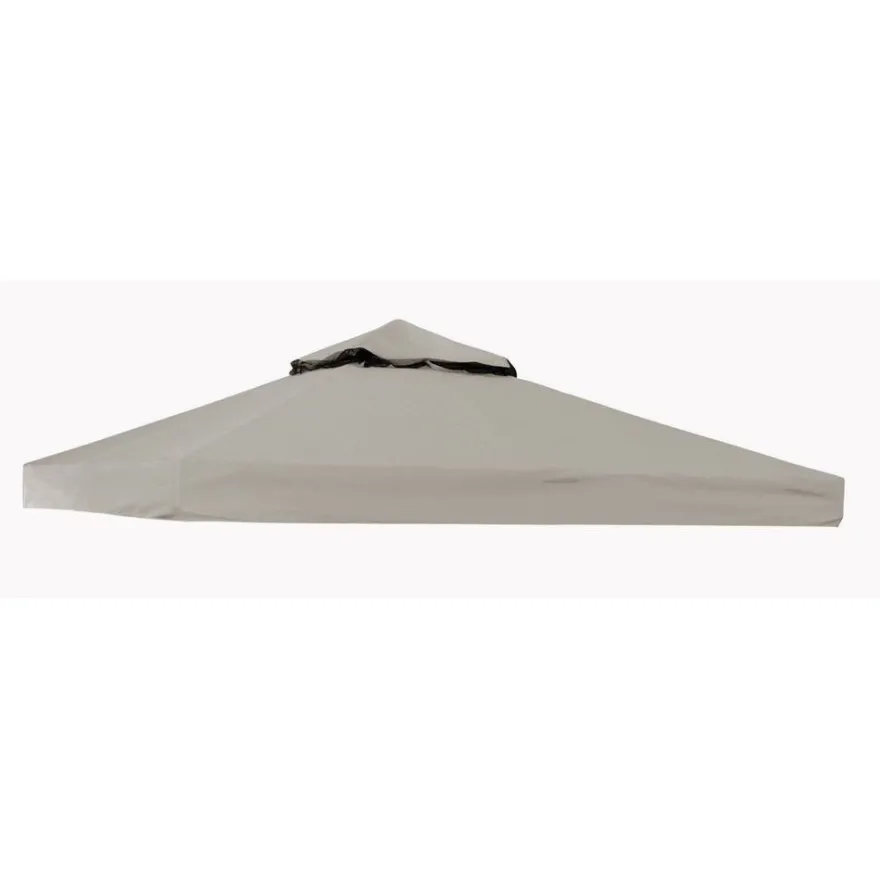 Paviljongin katto Hillerstorp Luxor 300x300cm, hiekka, Verkkokaupan poistotuote