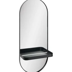 Peili hyllyllä House Nordic Olbia, 25x12x60cm, musta