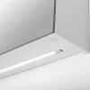 Peilikaappi LED-valaisimella Bathlife Glänsa, valkoinen, eri kokoja