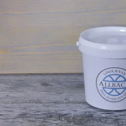 Pellavaöljyvaha Allbäck, harmaa, eri kokoja