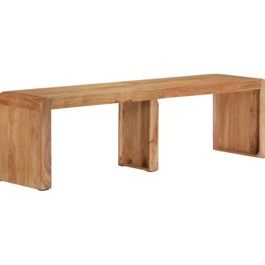 Penkki 160x38x45 cm täysi akasiapuu (51646)