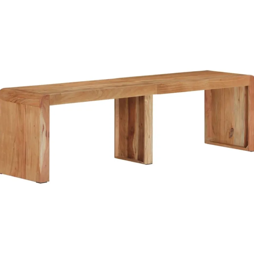 Penkki 160x38x45 cm täysi akasiapuu (51646)
