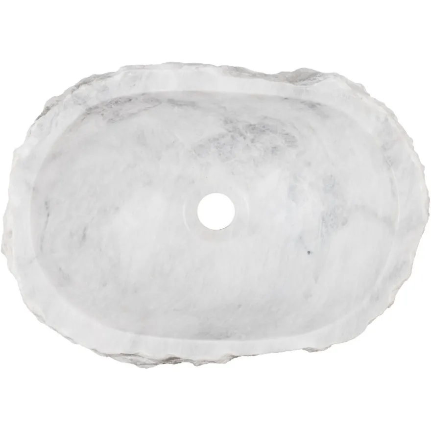 Pesuallas GemLook GL369, marmori, tasolle asennettava, ei hananreikää, 450x350x140 mm