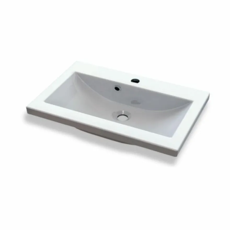 Pesuallas Grip Claudia Mini, 600x310mm, valumarmori, valkoinen