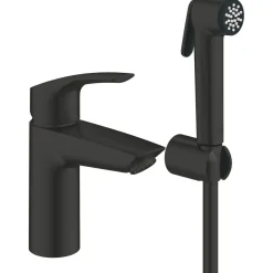 Pesuallashana bidé-suihkulla Grohe Eurosmart, mattamusta