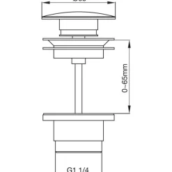 Pesuallas hanalla Scandtap, Solid Surface R1, Pop-Up Universal Duo, Voyage High