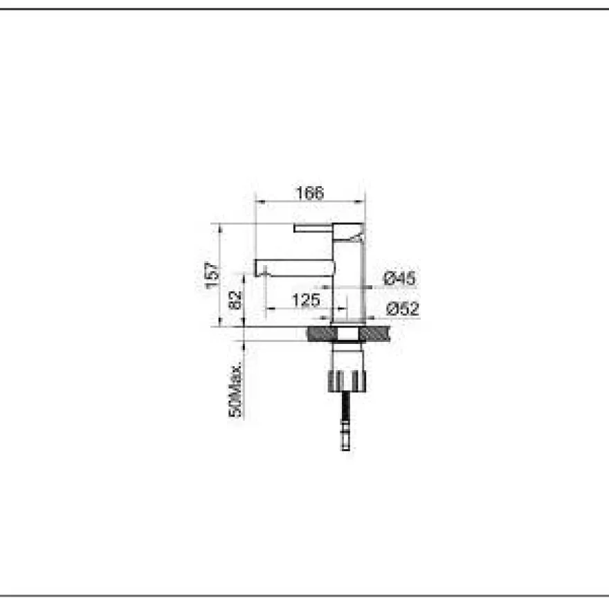 Pesuallashana Scandtap Steel Clear Shadow
